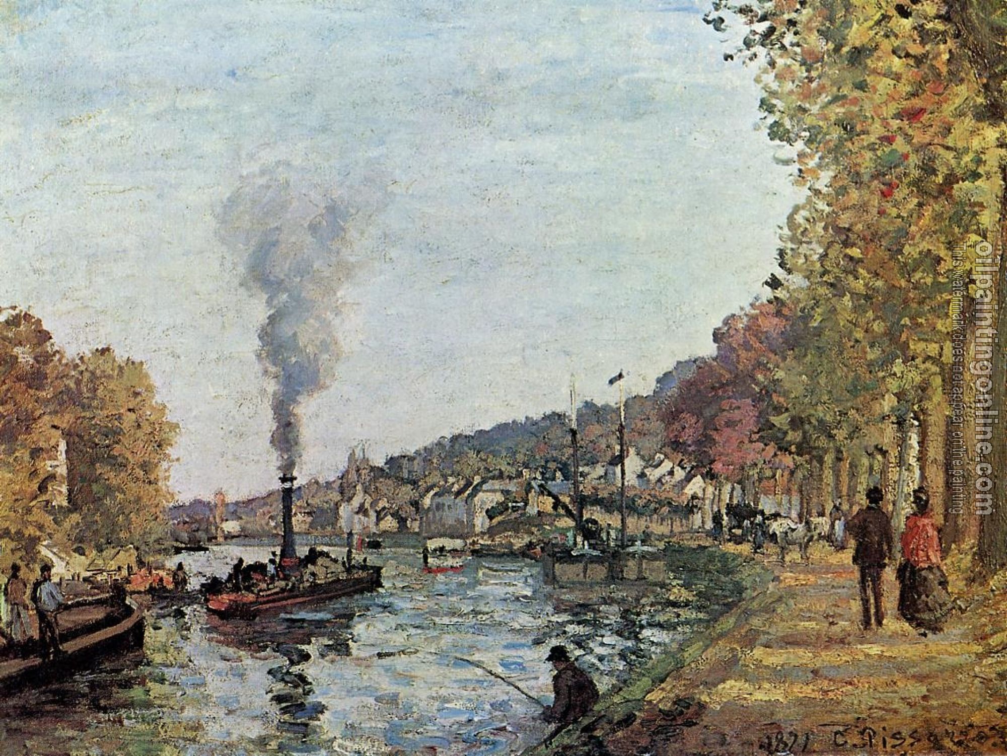 Pissarro, Camille - The Seine at Marly